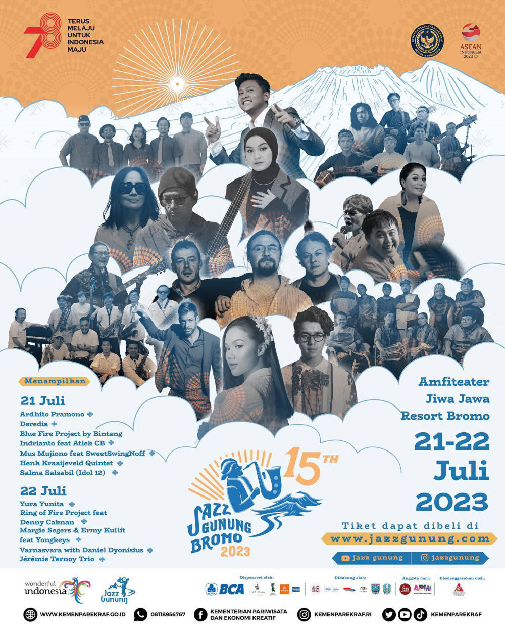 Ini dia Jazz Gunung Bromo 2023! Meriahkan Event Musik Jazz Etnik di Ketinggian Gunung!