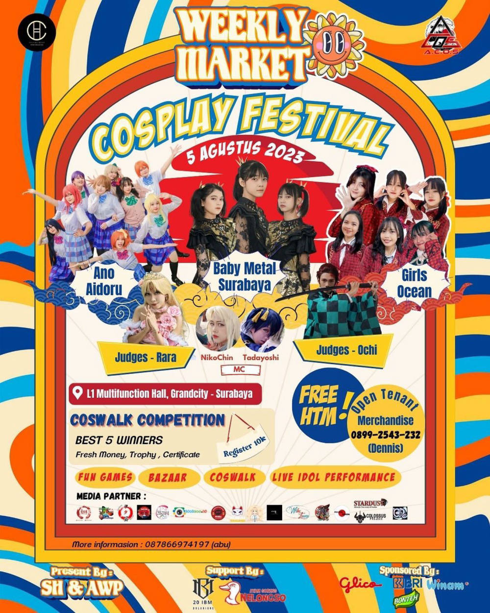 WEEKLY MARKET: COSPLAY FESTIVAL Kembali Hadir di Surabaya!