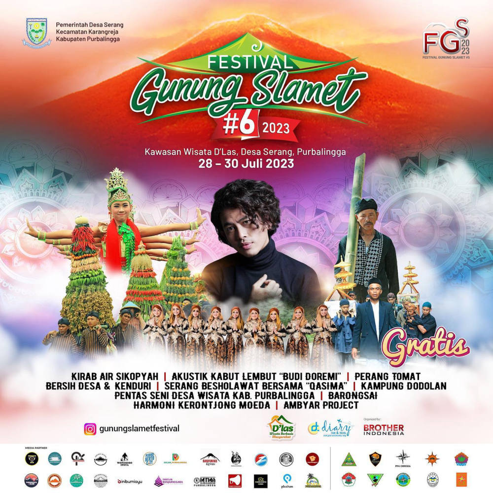 Festival Gunung Slamet #6 2023 Siap Digelar di Purbalingga, Kawasan Wisata D’Las