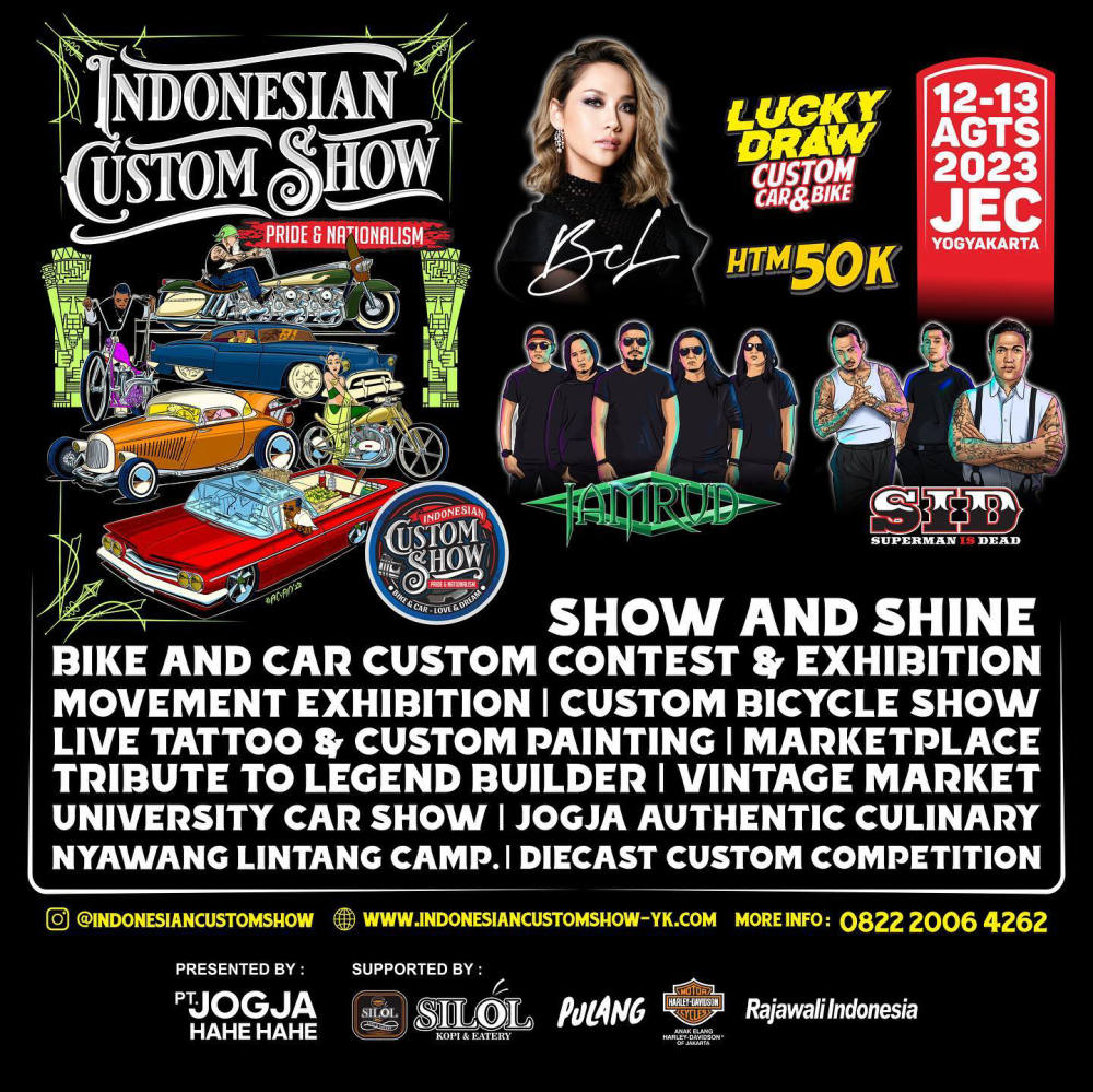 Show & Shine: Indonesian Custom Show 2023 Memamerkan Kreativitas dan Nasionalisme Otomotif Indonesia