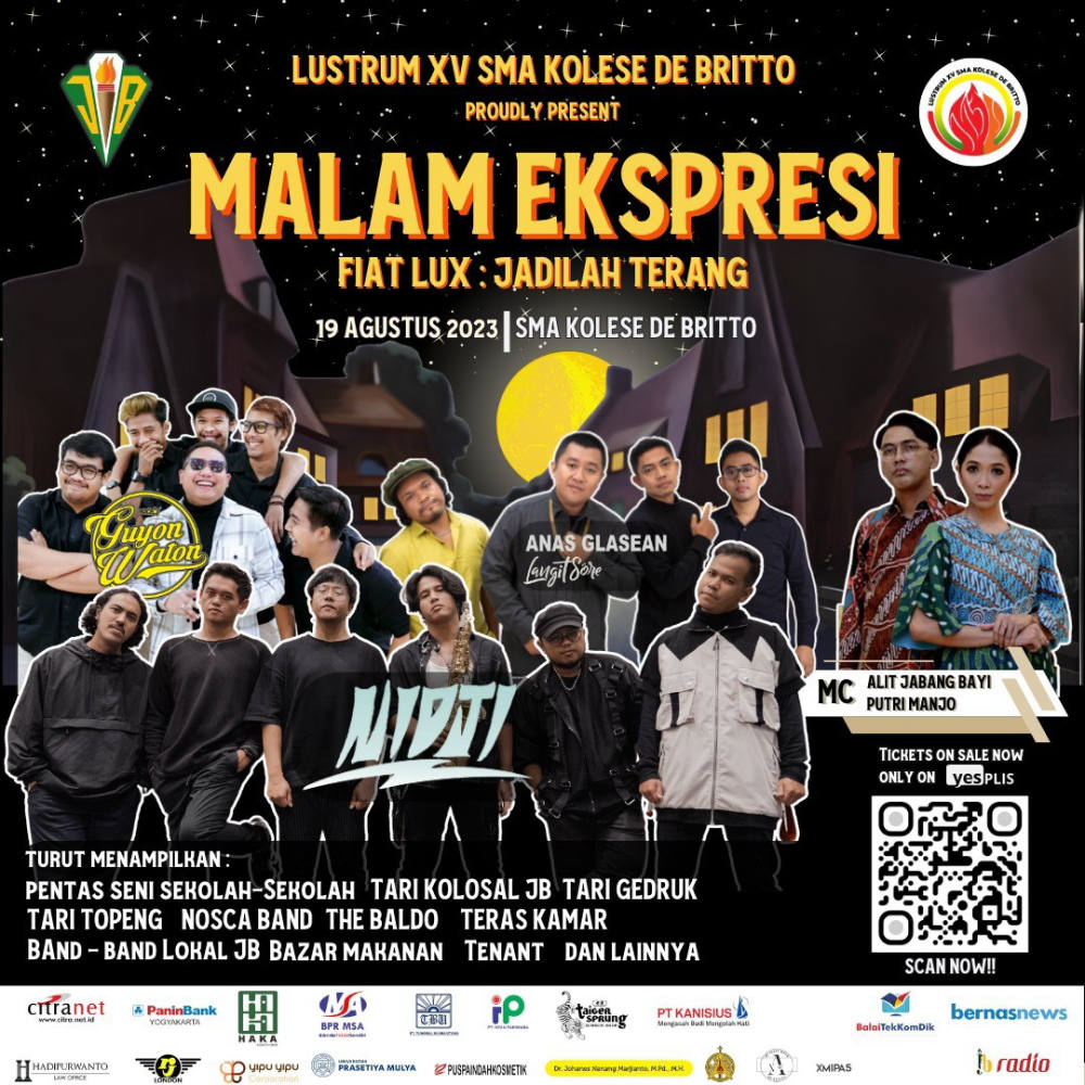 SMA KOLESE DE BRITTO MERAYAKAN MALAM EKSPRESI KE-75 DENGAN TEMA “FIAT LUX”