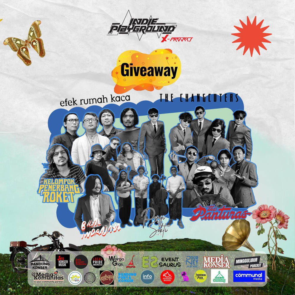 Indieplayground X-Project Bandung 2023: Festival Musik Indie Kembali Hadir
