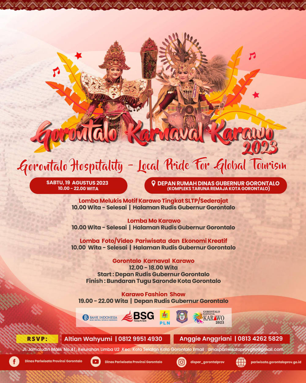 Kain Sulam Paling Rumit di Dunia Akan Dipamerkan dalam Karnaval dan Fashion Show di Gorontalo