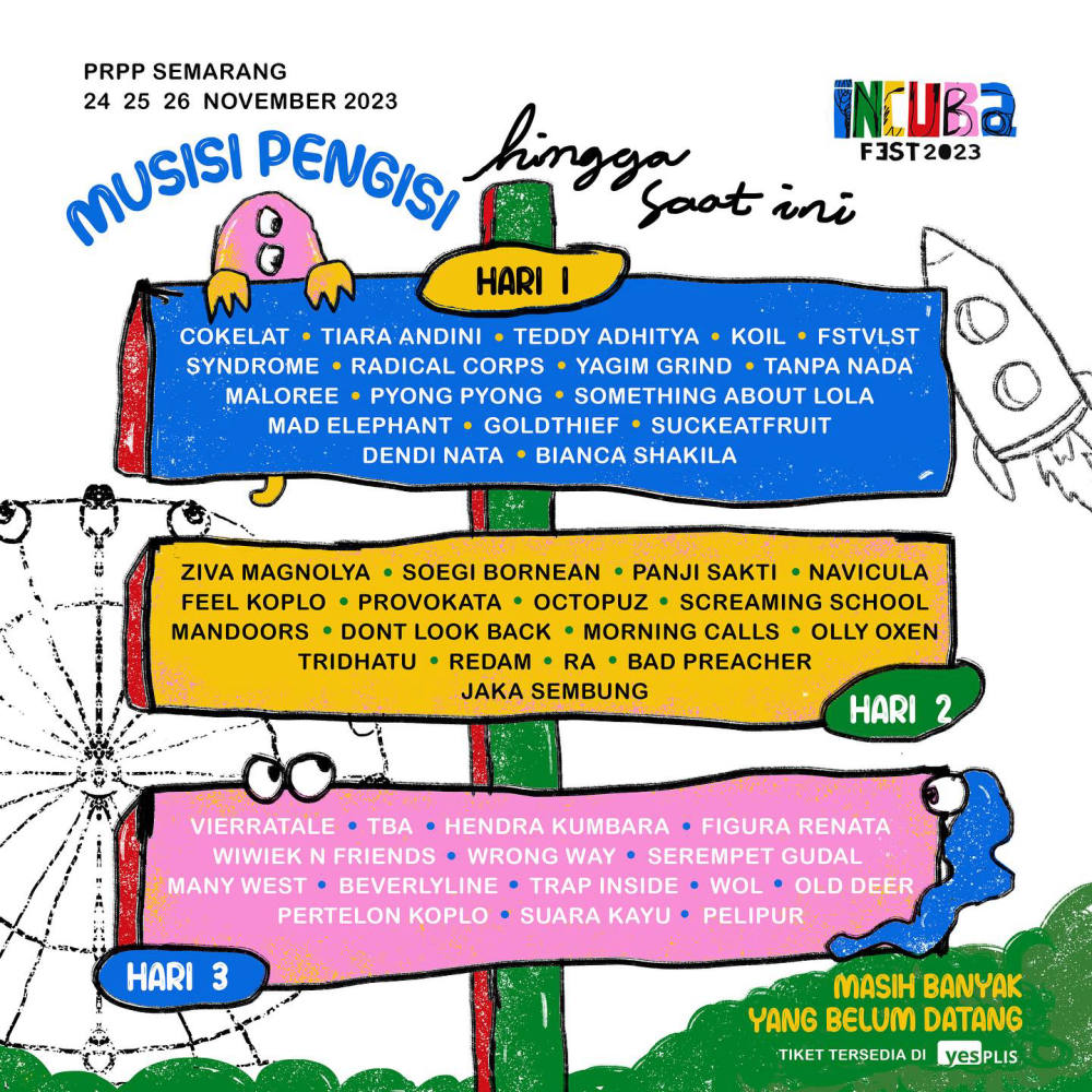 Incuba Festival 2023: Menghadirkan Ragam Musik dalam Sebuah Perayaan