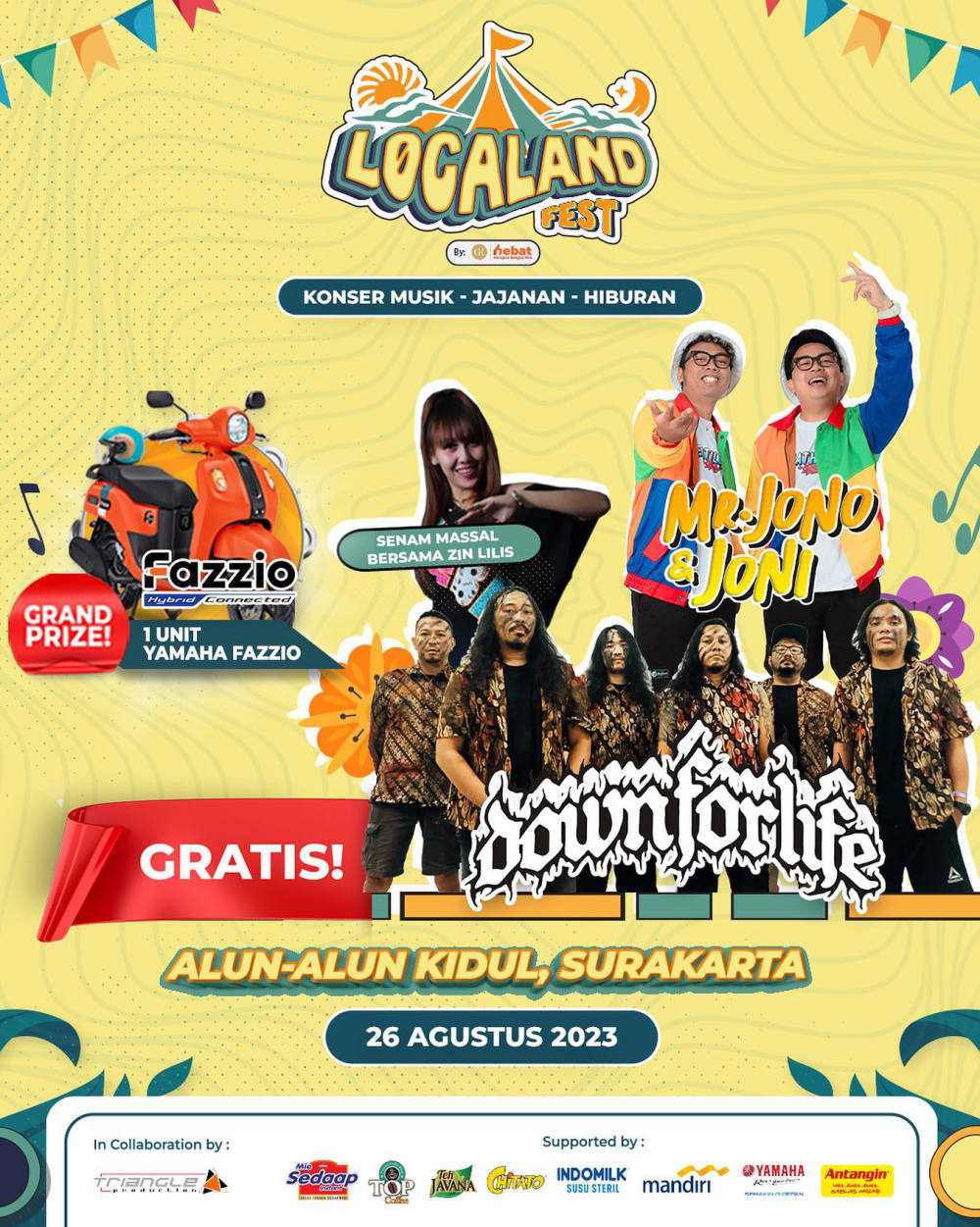 Localand Fest: Sebuah Hiburan Spektakuler Akan Meriahkan Alun-Alun Kidul, Solo