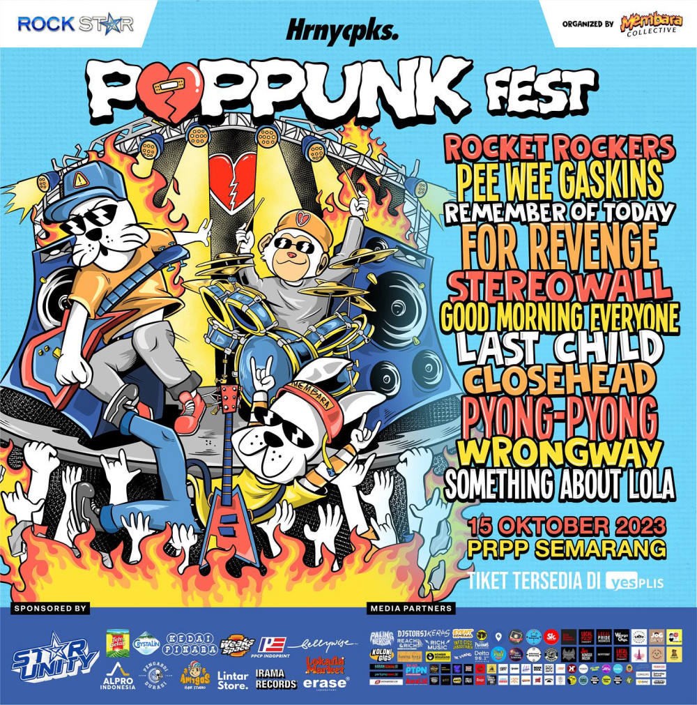 POPPUNKFEST: Ajang Seru-seruan Dengan 11 Guest Star dan Kolaborasi Hebat
