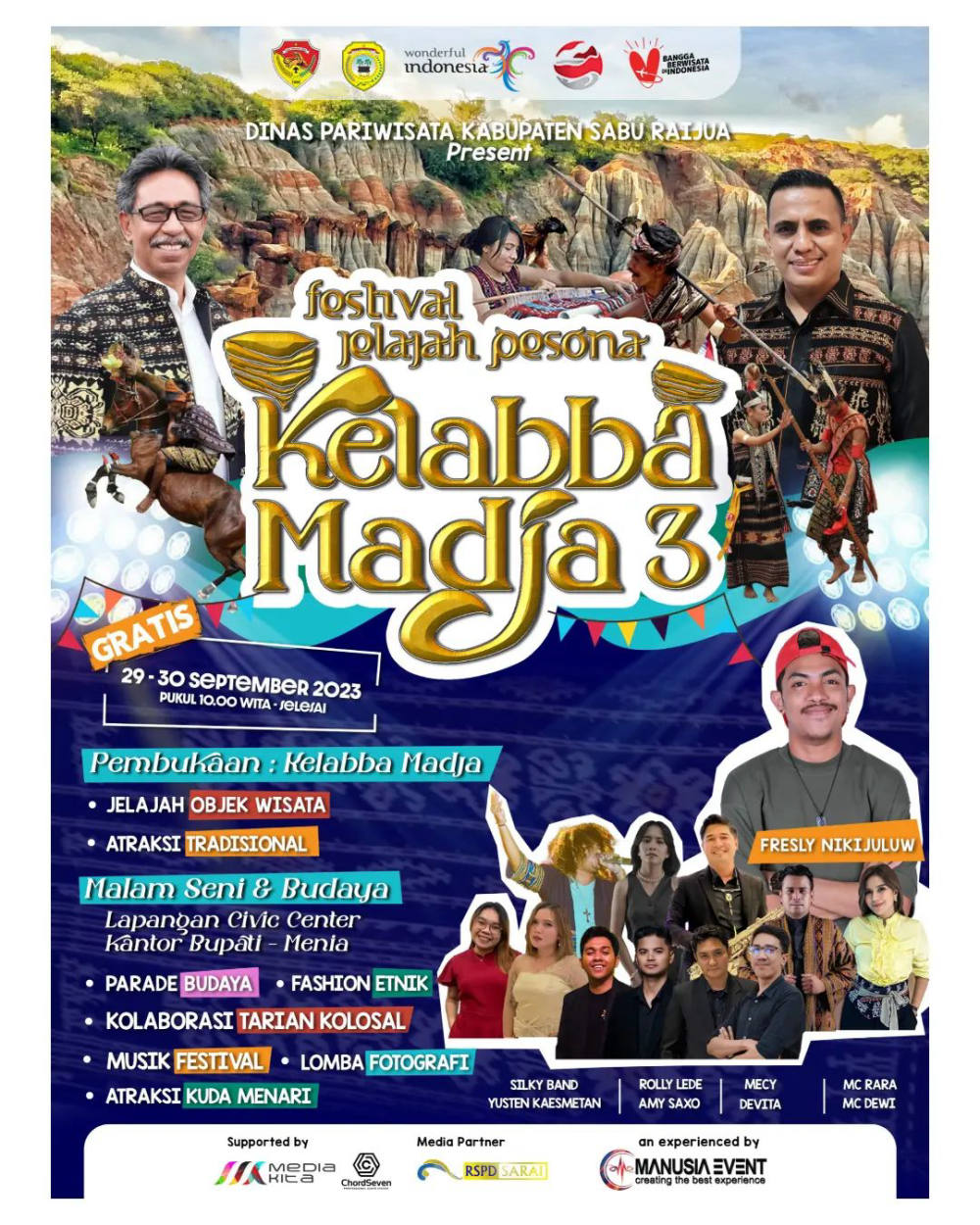 Kelabba Madja Festival 3: Pesta Budaya Sabu Raijua yang Spektakuler