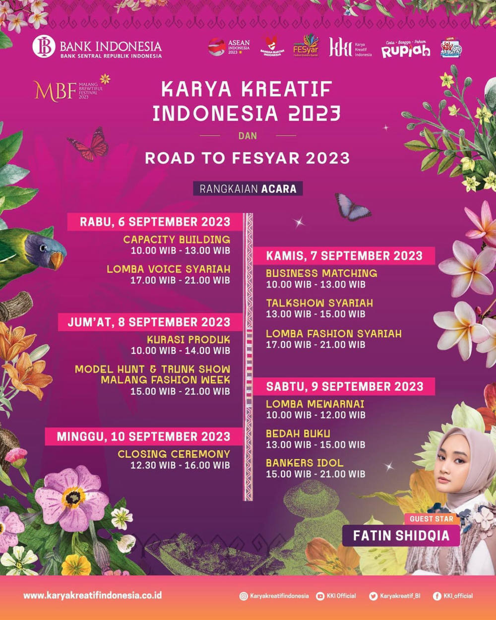 Karya Kreatif Indonesia dan Road to FESYAR 2023 di Malang Town Square