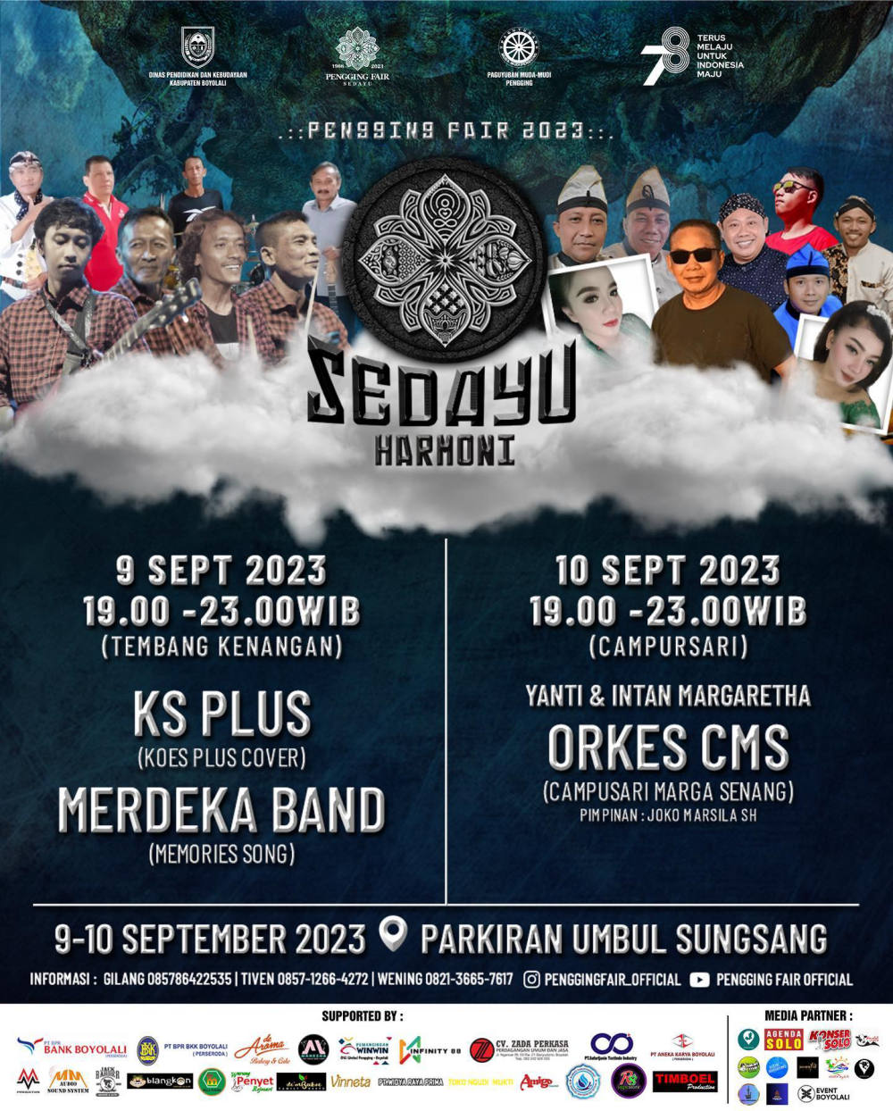 Panggung Seni Wayang Kulit dan Tembang Harmoni Hadir di Sedayu Memetri Jawi & Harmoni