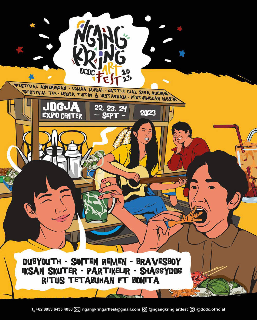 Ngangkring Art Festival 2023: Merayakan Tradisi “Nyangkruk” dalam Kebersamaan Ngangkring Art Festival 2023: Merayakan Tradisi “Nyangkruk” dalam Kebersamaan