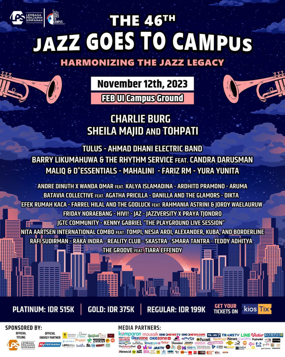 The 46th Jazz Goes To Campus (JGTC) Kembali Hadir dengan Semangat Baru