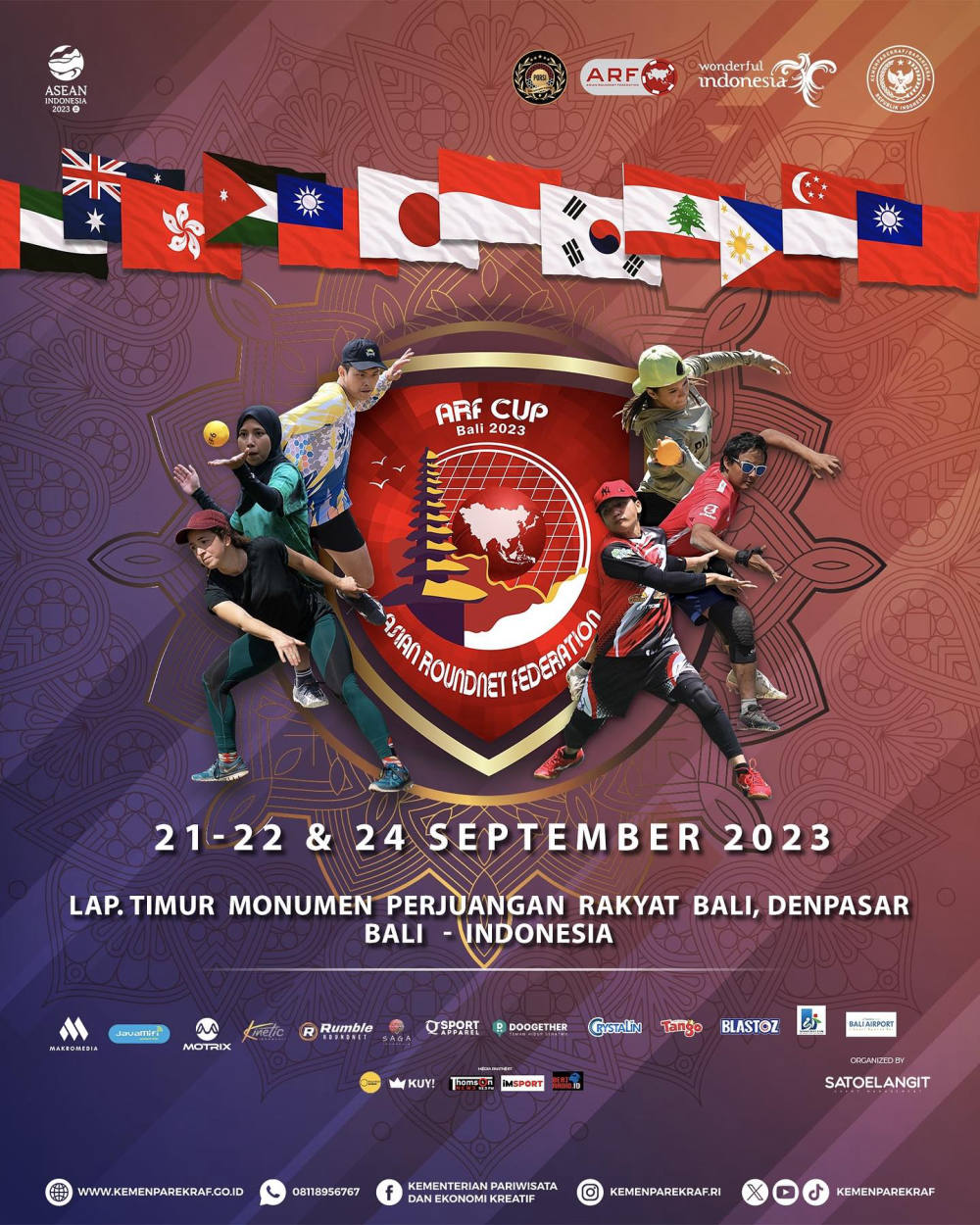 Pertama di Indonesia! ARF Cup Bali 2023: Serunya Ajang Roundnet Asia!