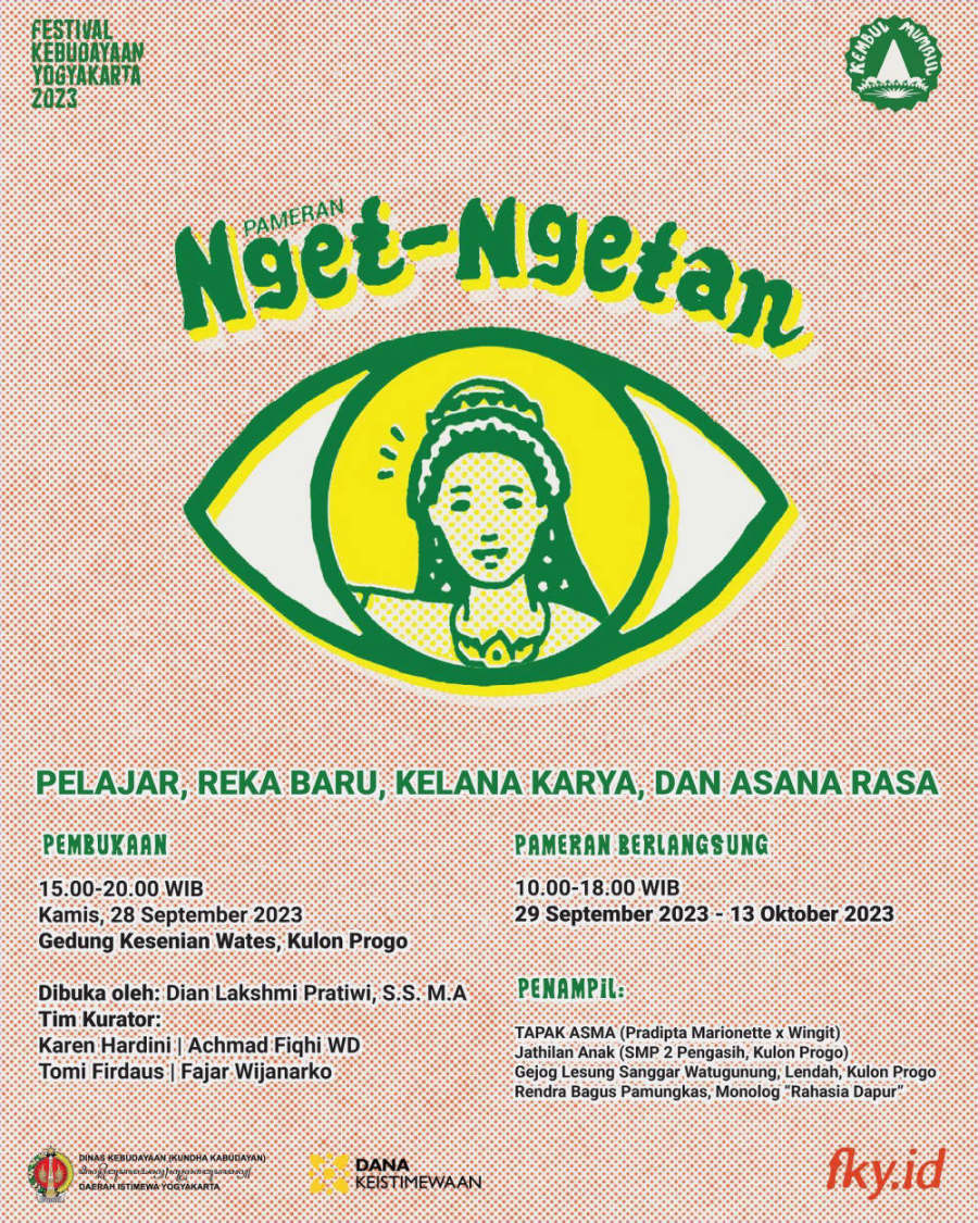 Pameran “Nget-Ngetan” Membuka Pintu Kreativitas Seniman dan Pelajar di Kulon Progo