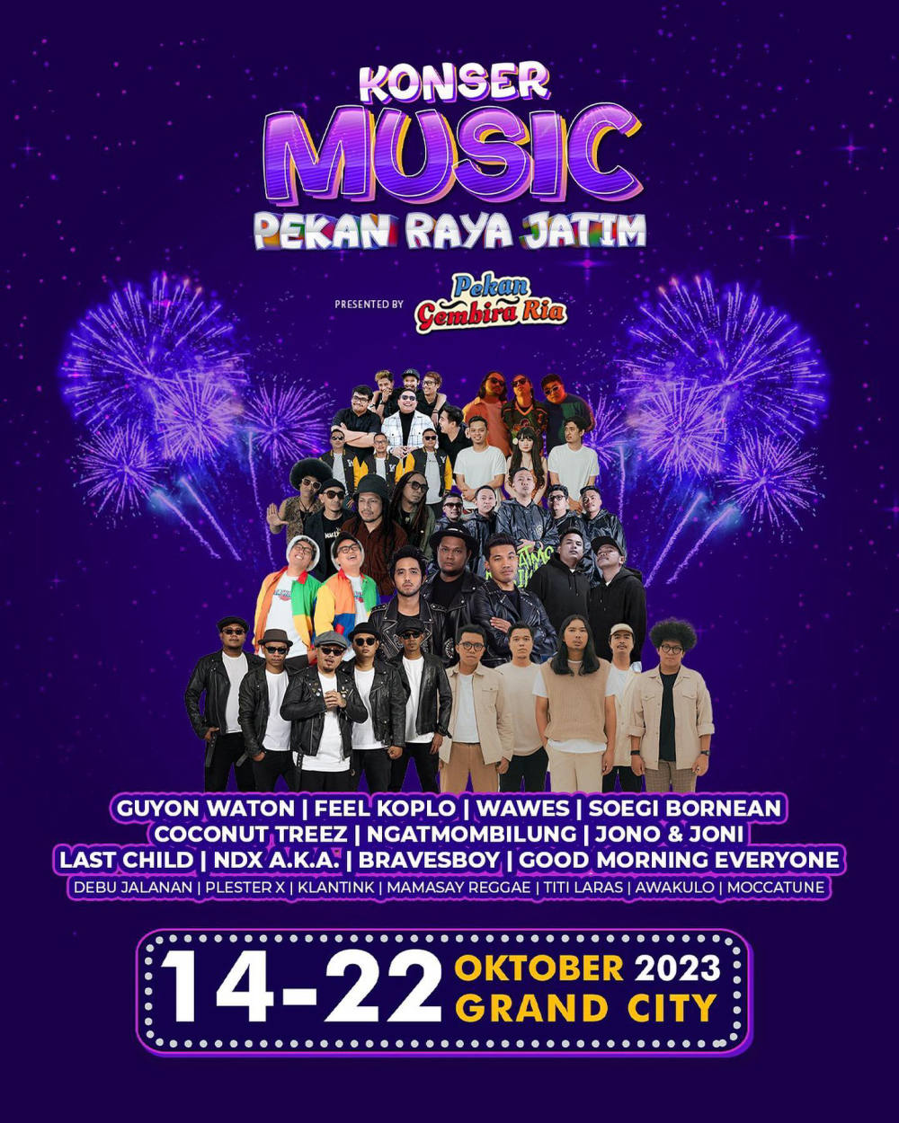Pameran UMKM dan Konser Musik Meriah Sambut HUT Kota Surabaya yang Ke-78