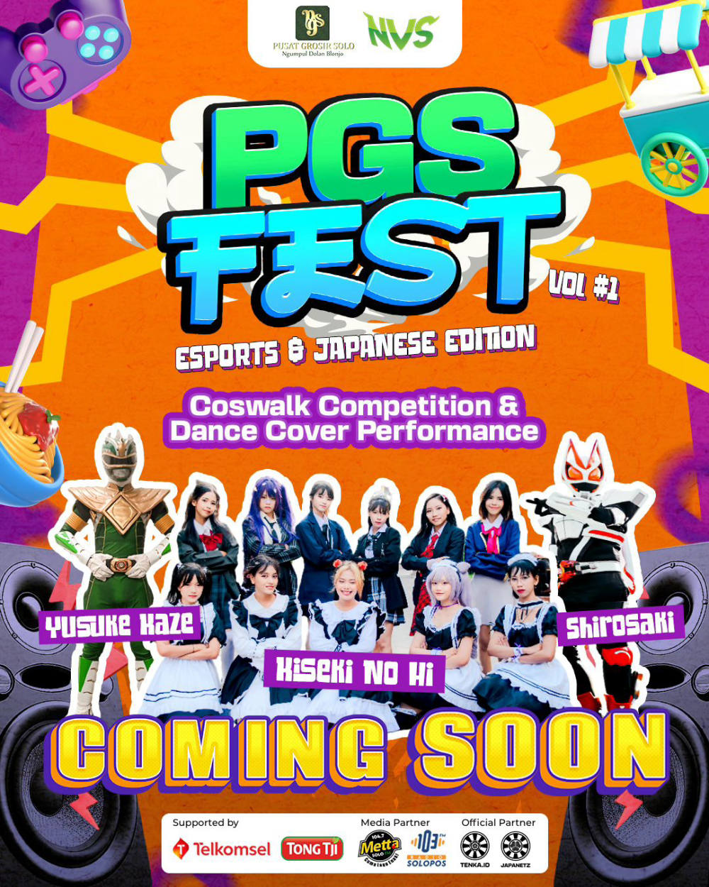 PGS Fest: Esports & Japanese Edition Siap Meriahkan Solo Raya