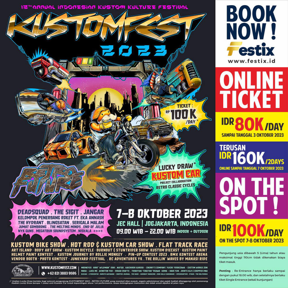 KUSTOMFEST 2023: Serunya Sensasi Retro di Jogjakarta!