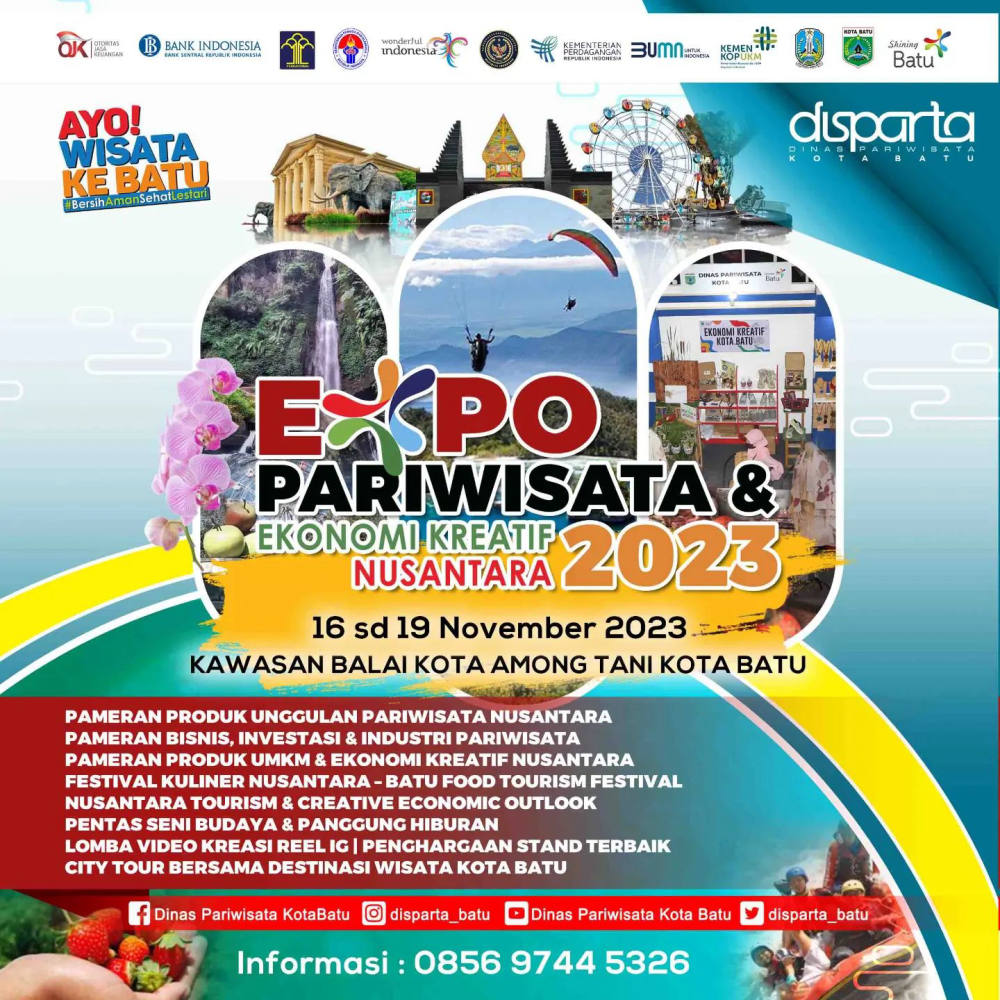 Expo Pariwisata dan Ekonomi Kreatif Nusantara 2023 Siap Hadirkan Keindahan Nusantara