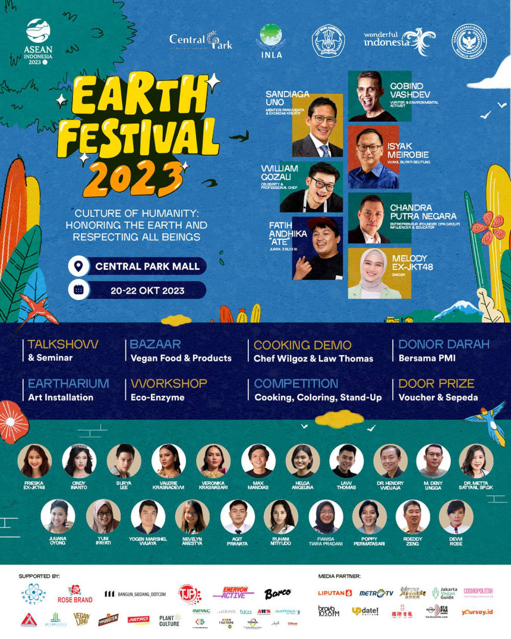 Earth Festival 2023: Memeriahkan Kemanusiaan, Alam, dan Kebinekaan