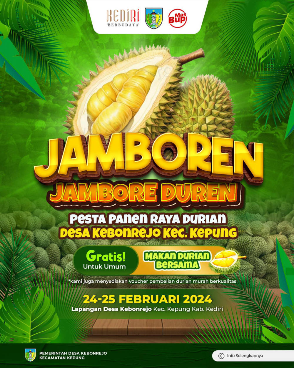 Tradisi dan Kelezatan Durian di Jamboren Kebonrejo