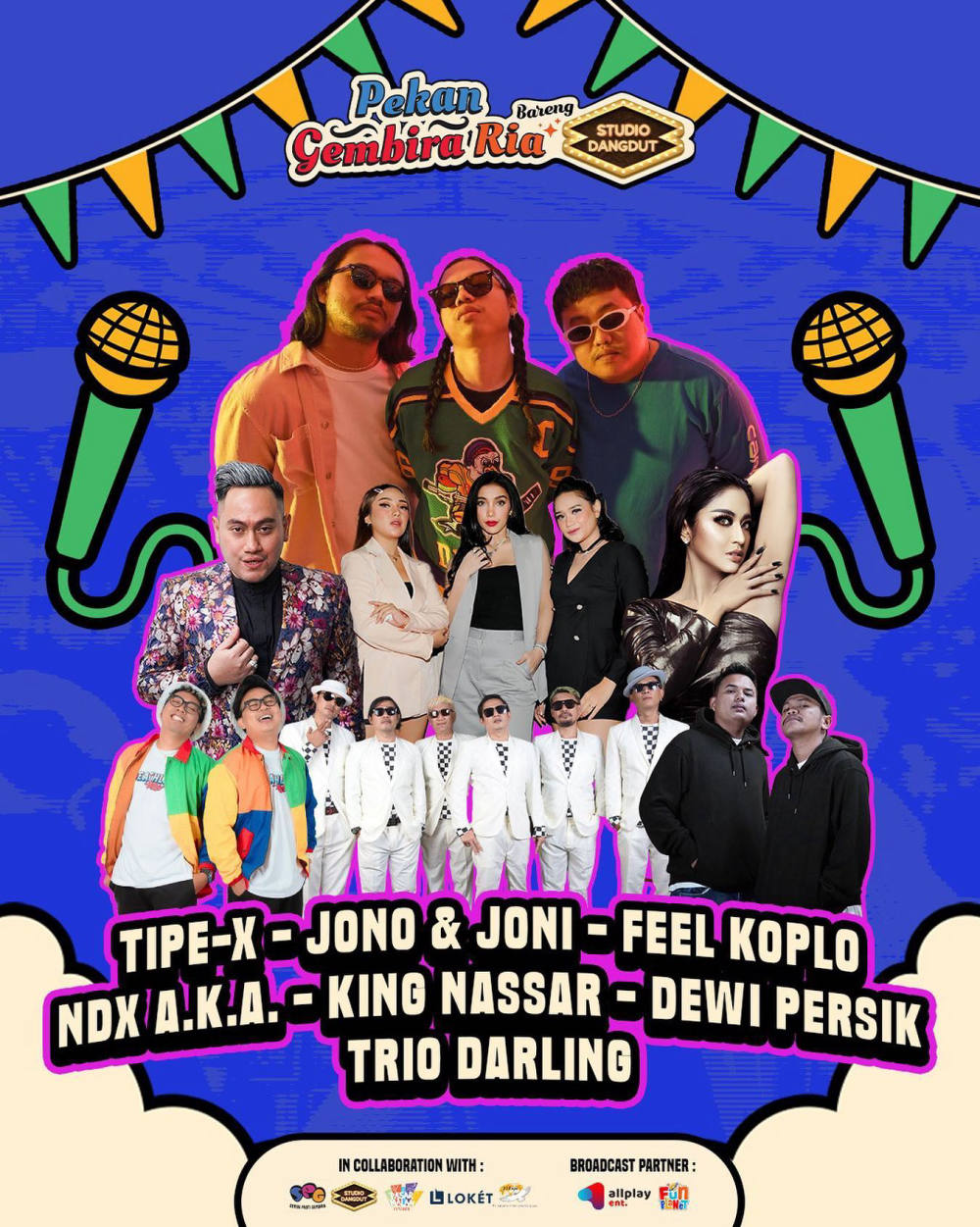 PEKAN GEMBIRA RIA VOL 6: Konser Musik dan Festival Keluarga yang Menghibur