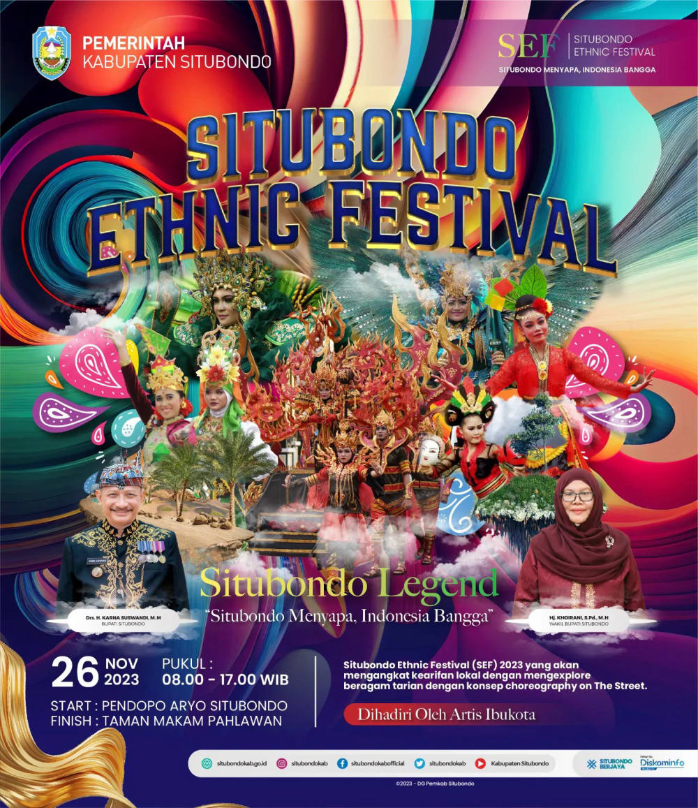 Situbondo Ethnic Festival 2023 (SEF) Meriahkan Situbondo dengan Tema Situbondo Legend, Situbondo Menyapa Indonesia Bangga