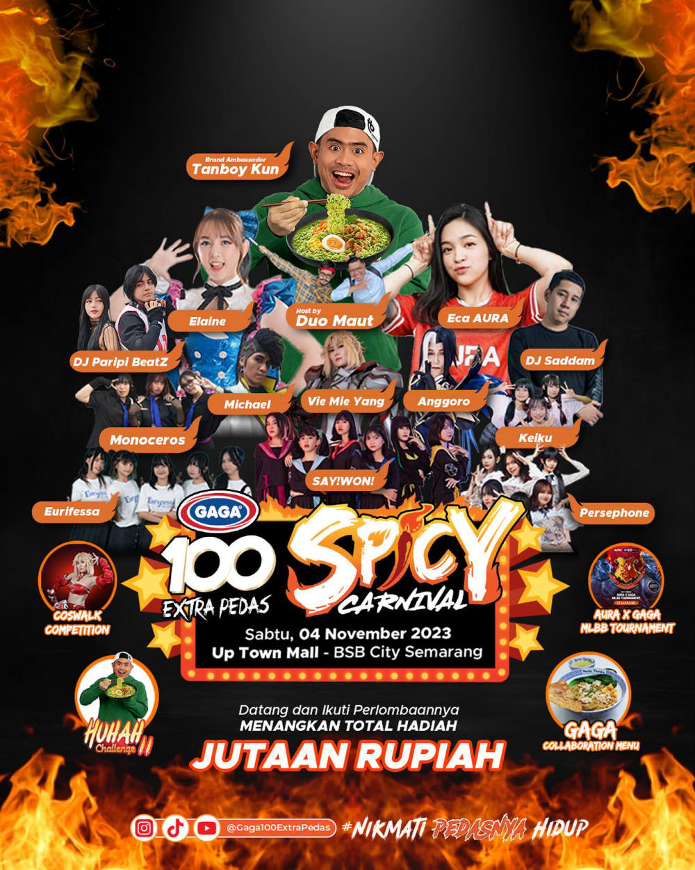 Spicy Carnival Berlangsung di Semarang pada 4 November 2023