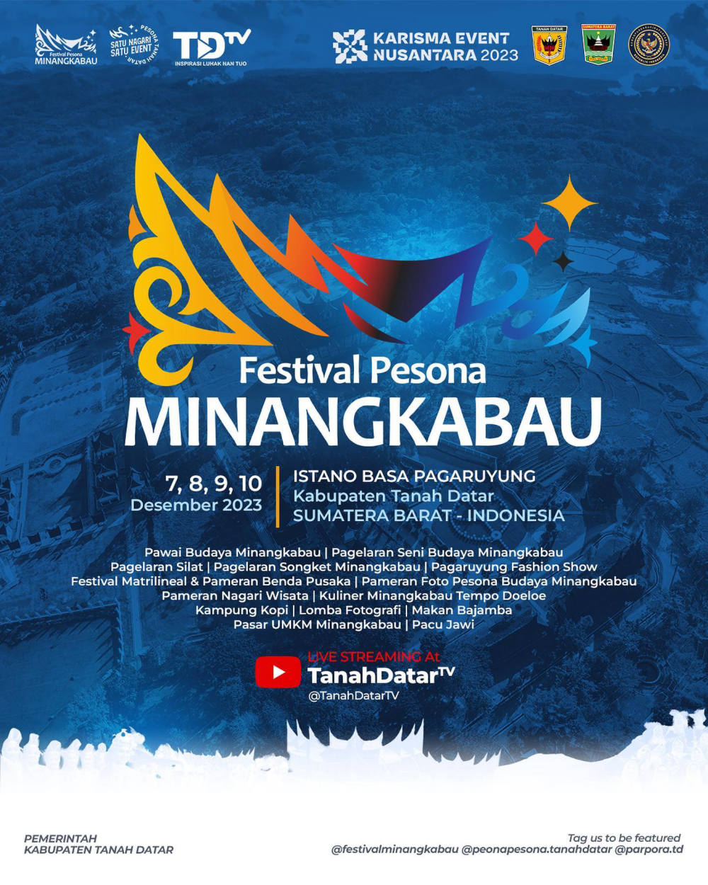 Festival Pesona Minangkabau 2023: Pesta Budaya dan Warisan di Tanah Datar