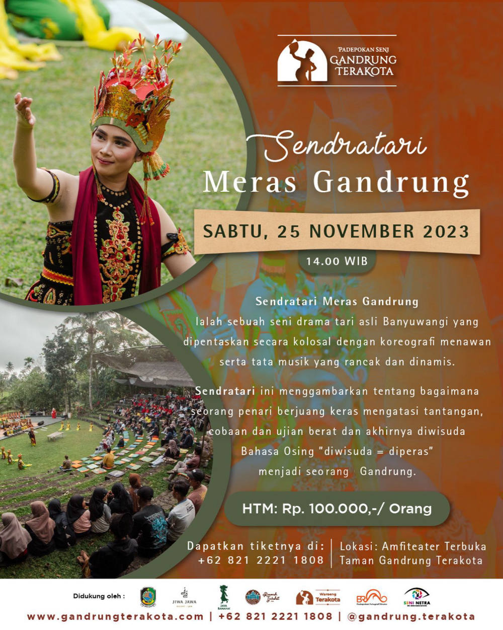 Sendratari Meras Gandrung: Keajaiban Tari dan Drama Banyuwangi di Bulan November