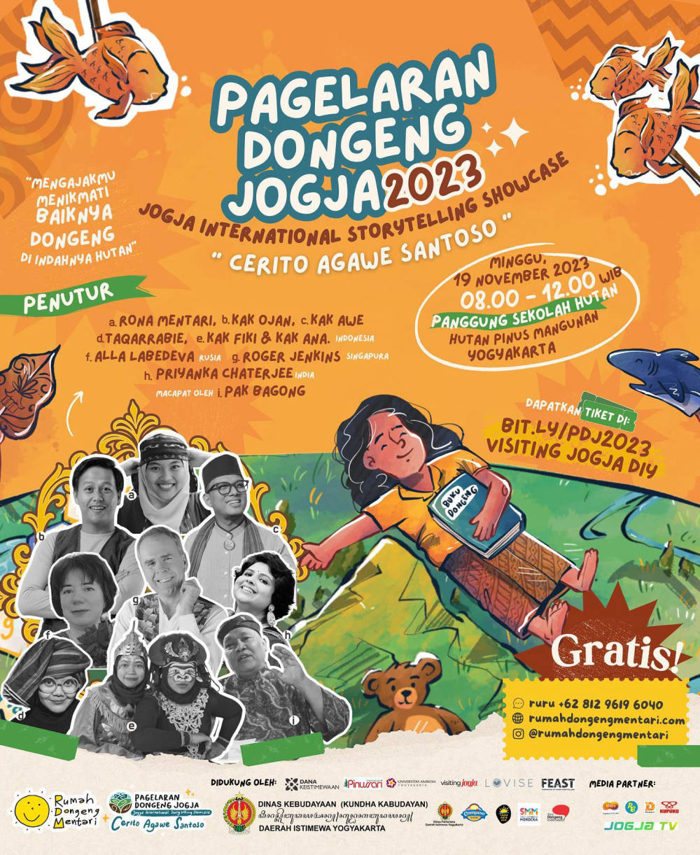 Pagelaran Dongeng Jogja 2023: Menyajikan Dongeng untuk Masyarakat