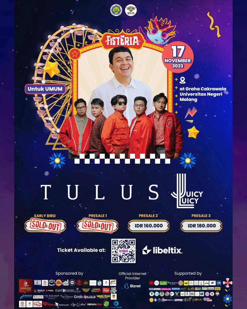 Fisteria #11: Malam Puncak Inagurasi Mahasiswa Baru Fakultas Ilmu Sosial, Universitas Negeri Malang