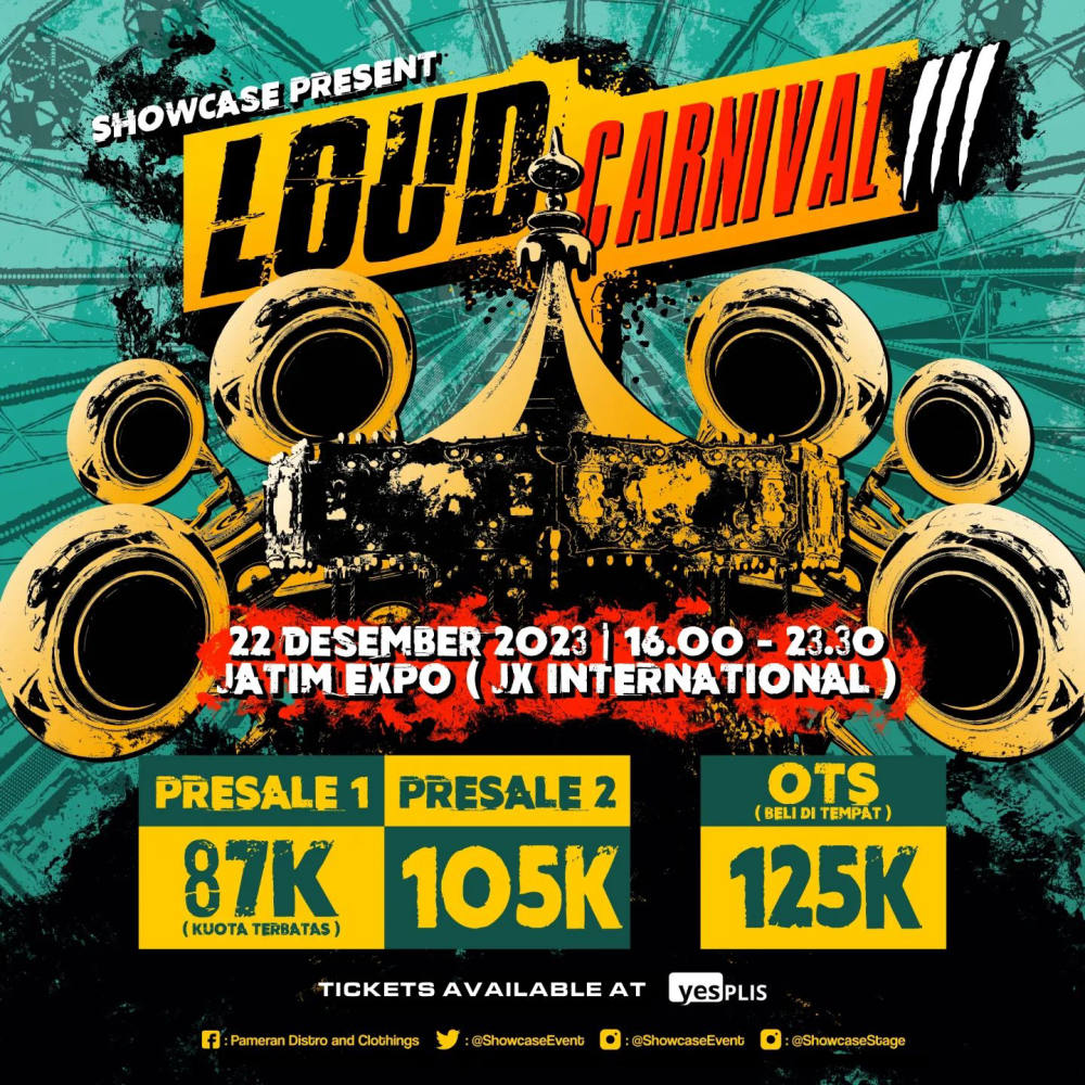 LOUD CARNIVAL III: Konser Spektakuler dengan Burgerkill, Billfold, dan Lainnya