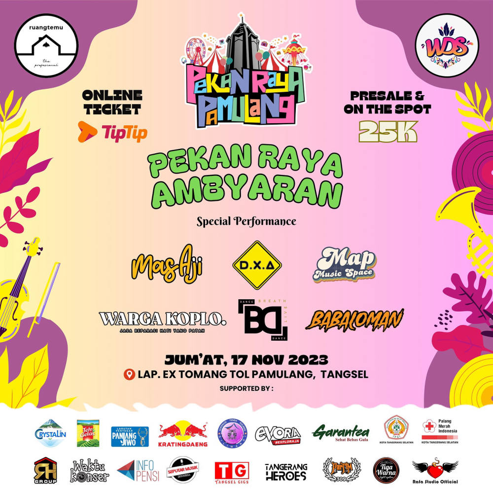 Siap-Siap Ambyar di Akhir Pekan bersama Pekan Raya Ambyaran dan Koplo Night Siap-Siap Ambyar di Akhir Pekan bersama Pekan Raya Ambyaran dan Koplo Night