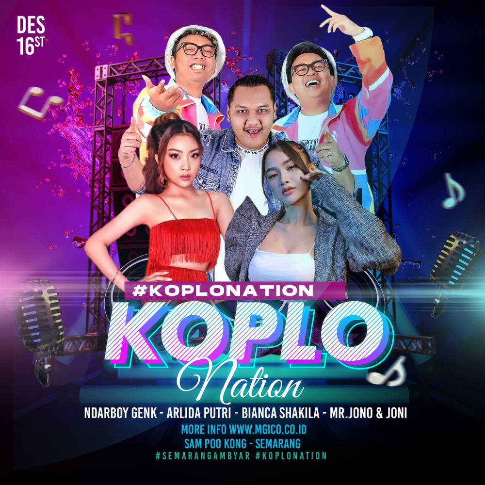 KOPLO NATION Vol.1: Pesta Musik dan Seni yang Meriah di Sam Poo Kong