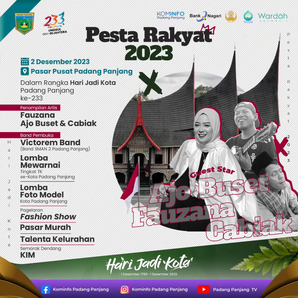 Semarak HJK ke-233 di Padang Panjang