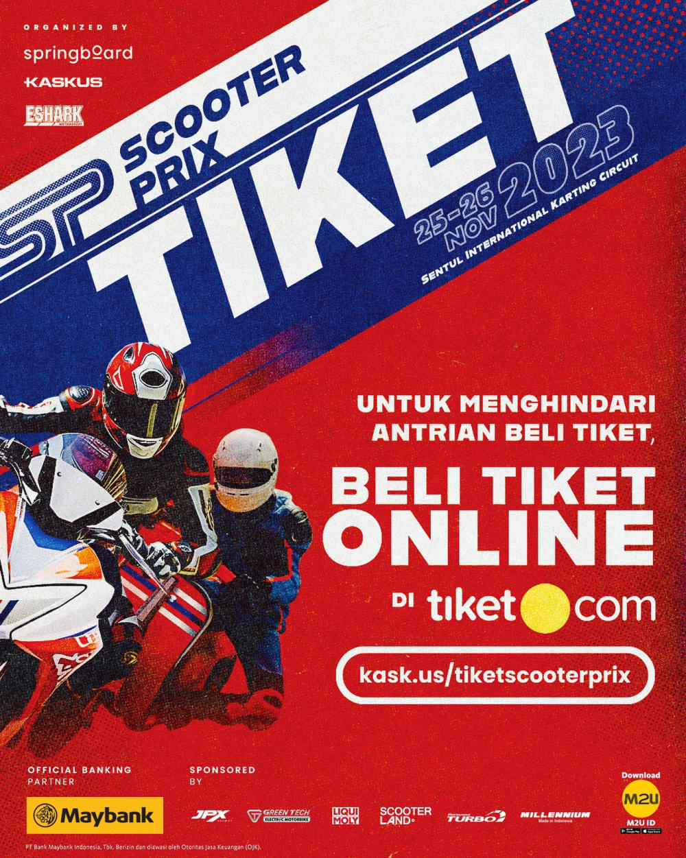 Scooter Prix 2023 di Sentul Internasional Karting Sirkuit