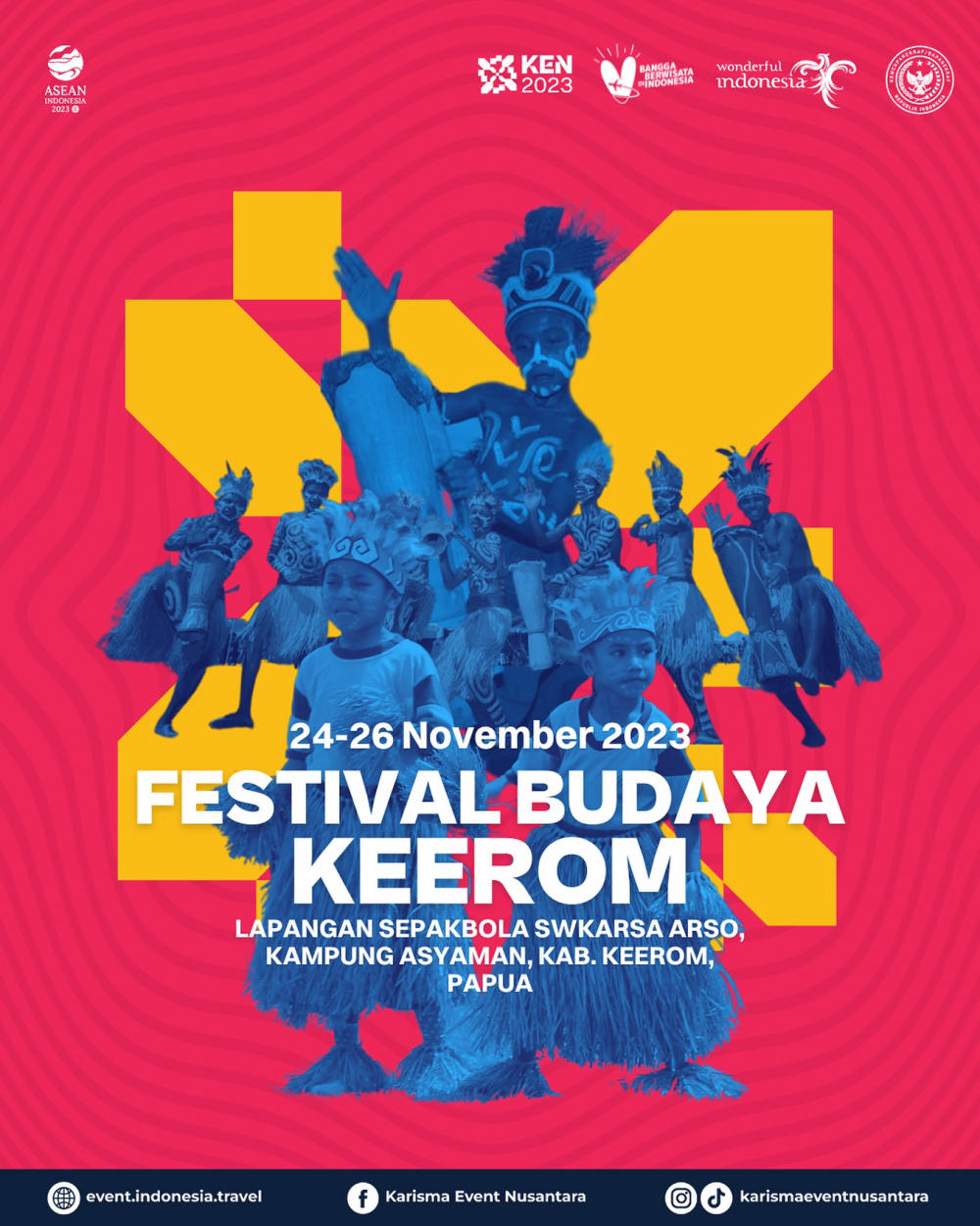 Warna-warni Budaya di Festival Budaya Keerom 2023: Pesta Seni dan Ekonomi Kreatif di Papua