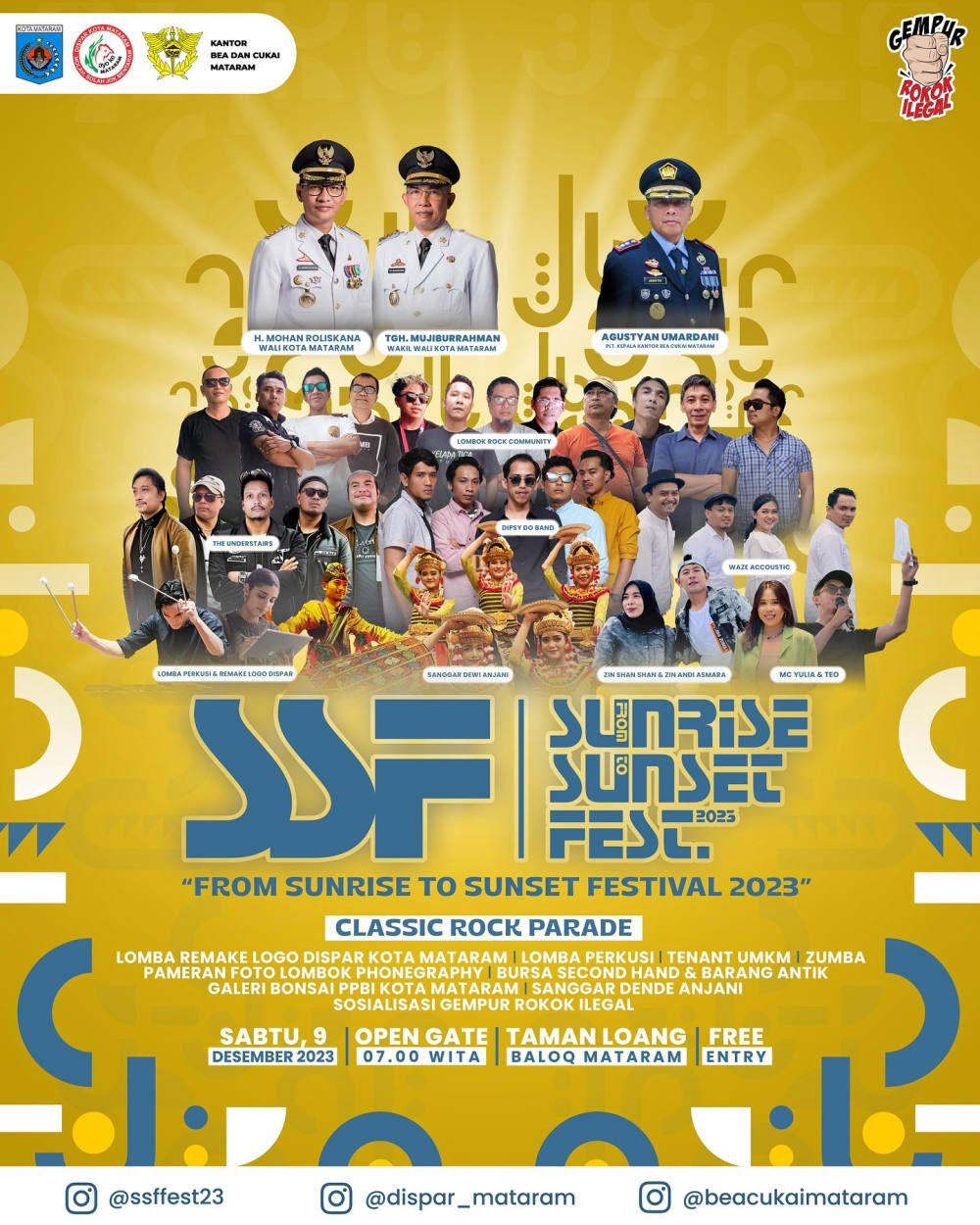 From Sunrise to Sunset Festival 2023: Pesta Budaya dan Inspirasi di Taman Loang Baloq, Mataram