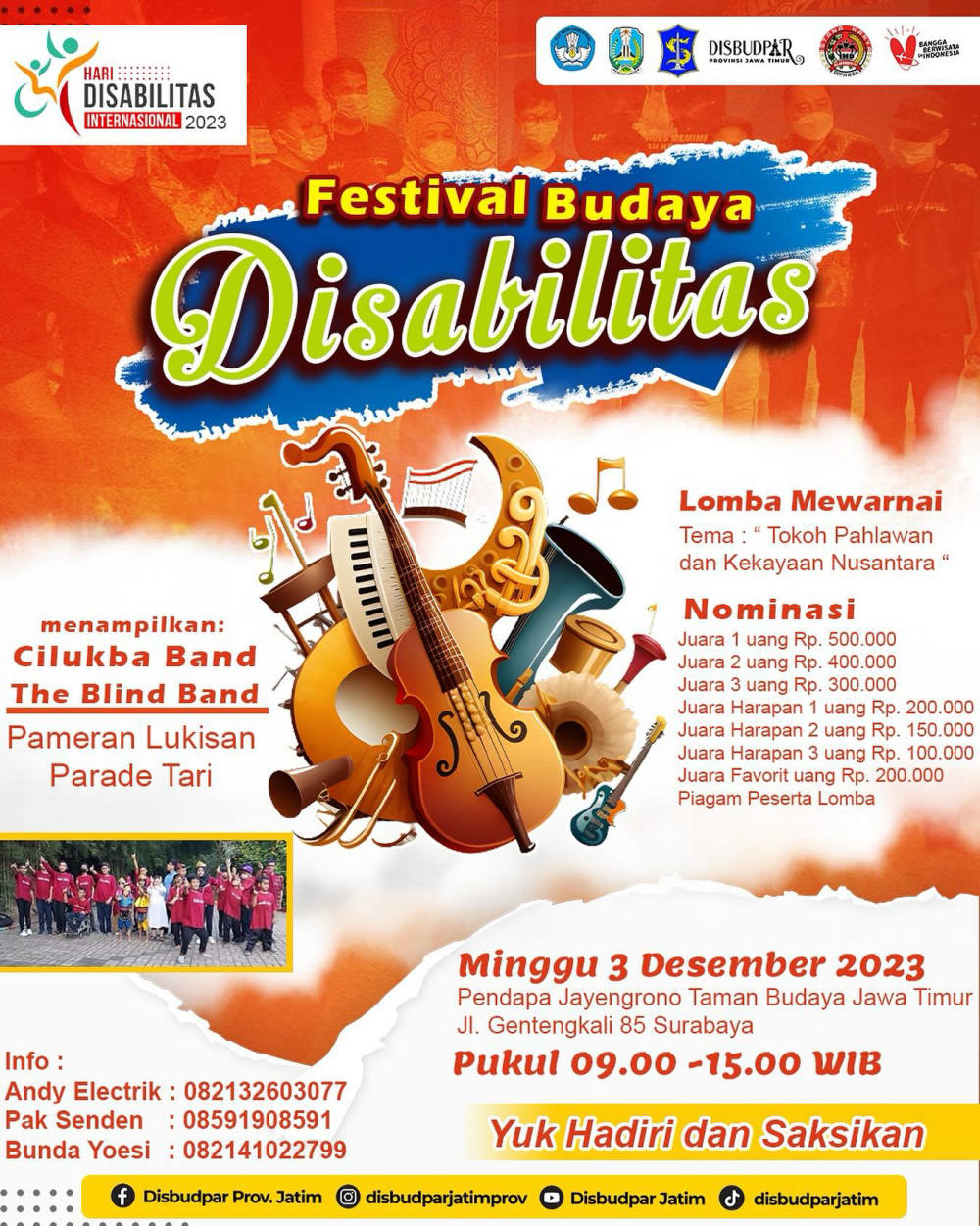 Festival Budaya Disabilitas: Sebuah Pesta Kreativitas dan Kesetaraan di Surabaya