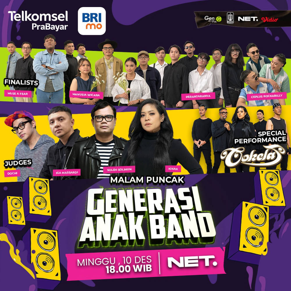 Malam Puncak Generasi Anak Band: Sebuah Malam Penuh Musik dan Gairah di GABFEST 2023