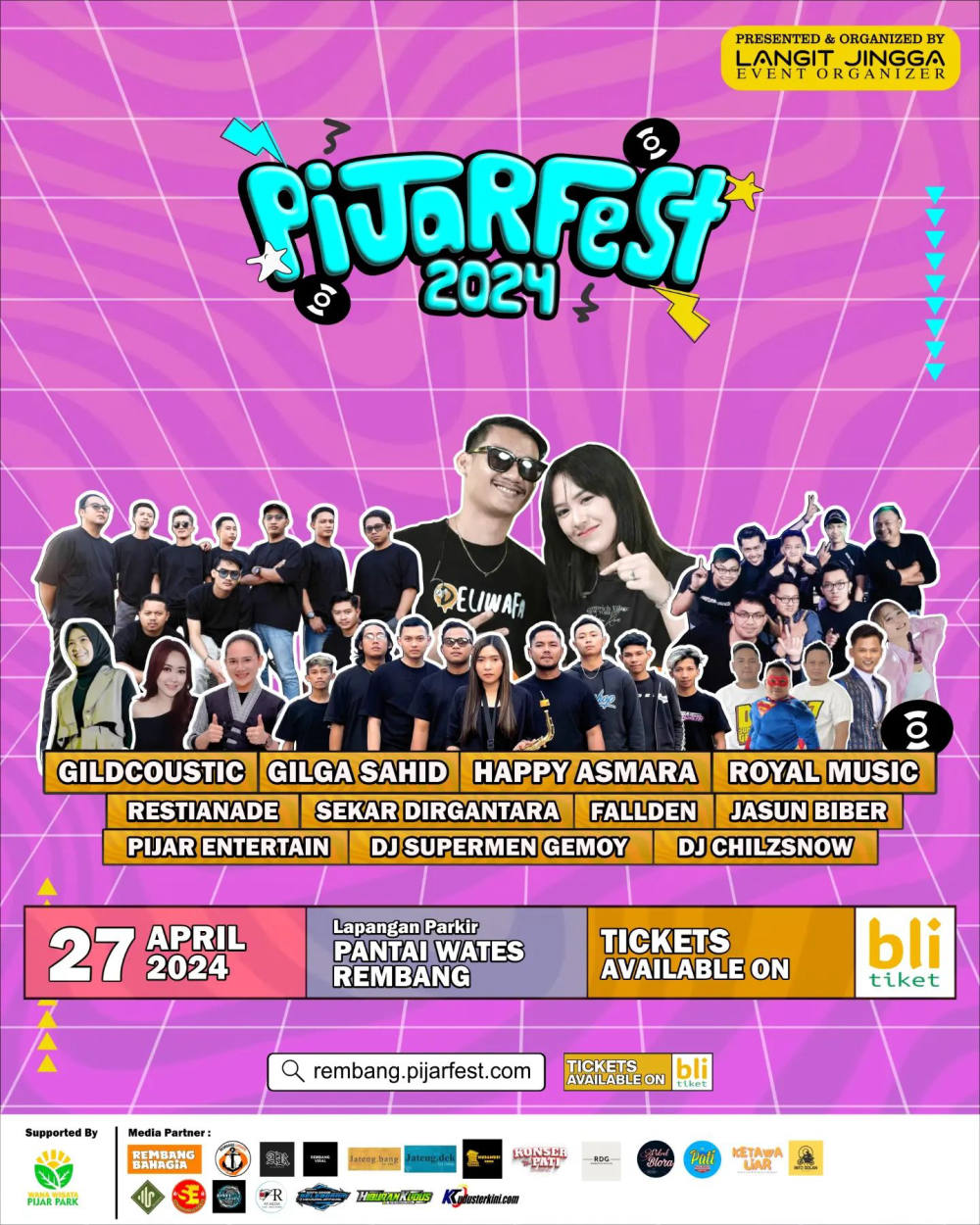 PijarFest 2024 – Festival Musik Spektakuler di Pantai Wates Rembang