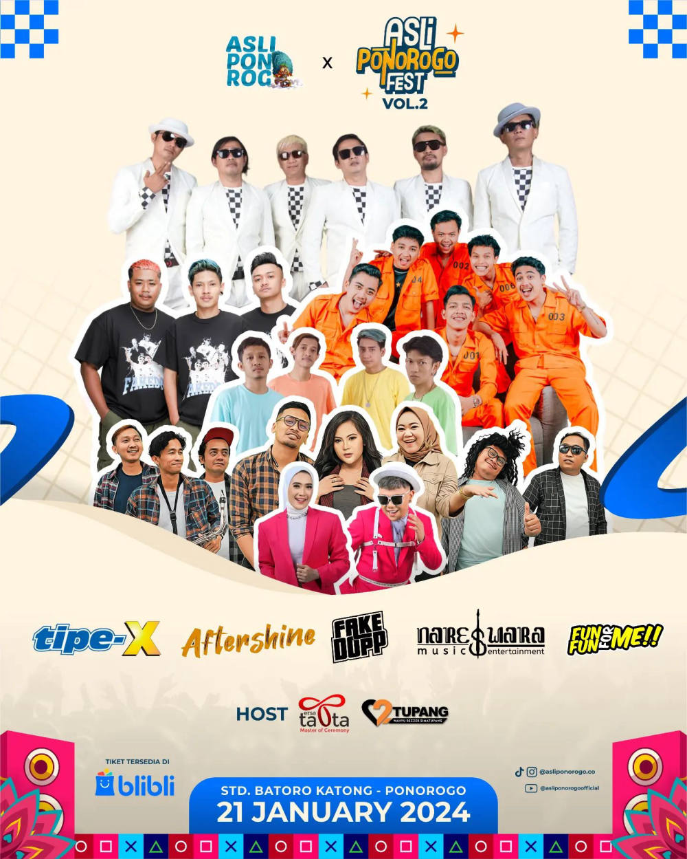 Ponorogo Bersiap Sambut Gelaran Musik “ASLI PONOROGO Vol.2”