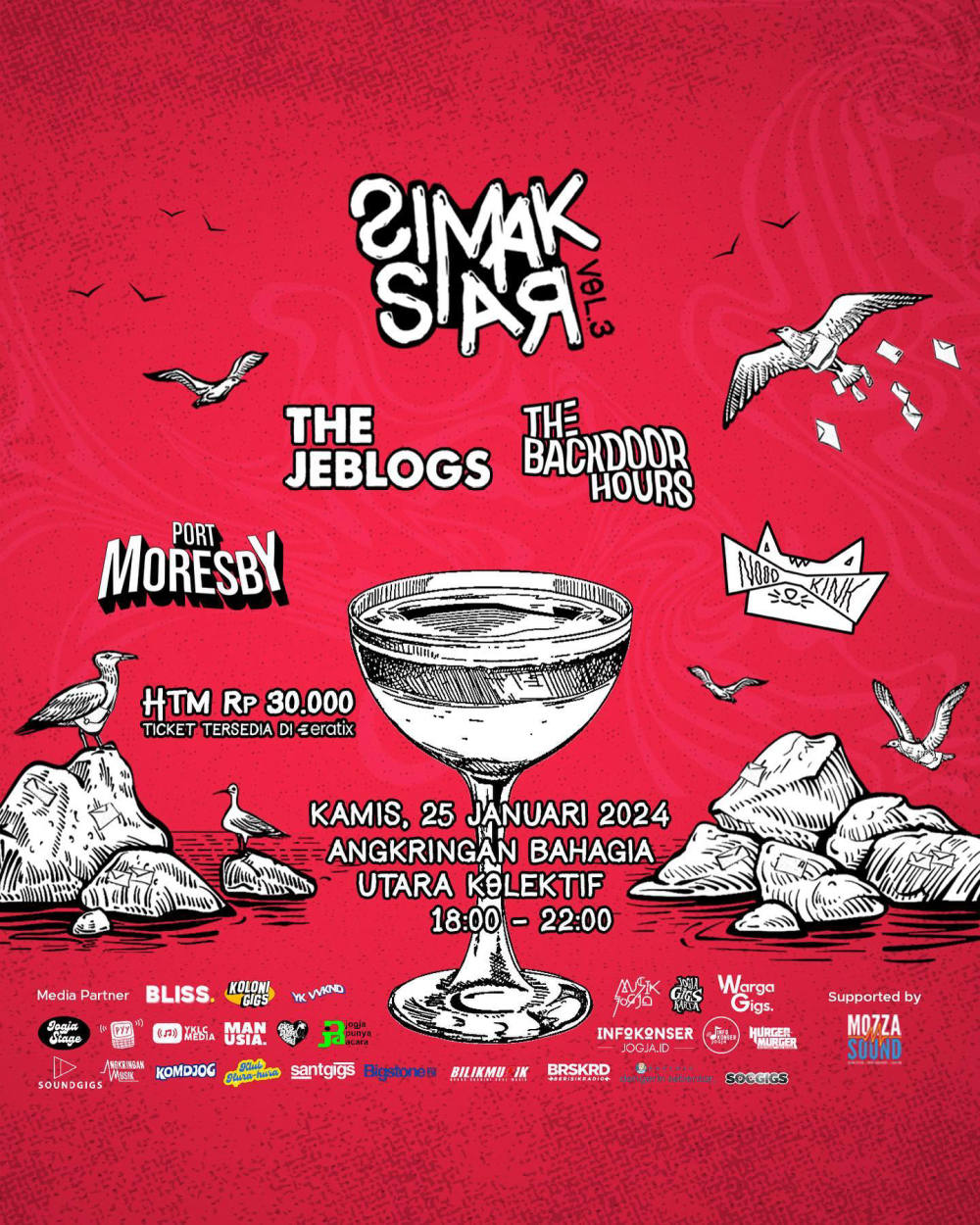 Simak Siar Gigs Vol 3: Wujudkan Relasi Musikal di Yogyakarta