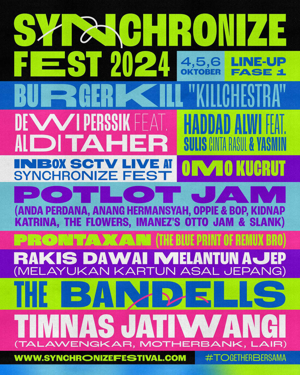 Synchronize Fest 2024: Panggung Seru Musik dan Budaya, Siap Memukau di Oktober!