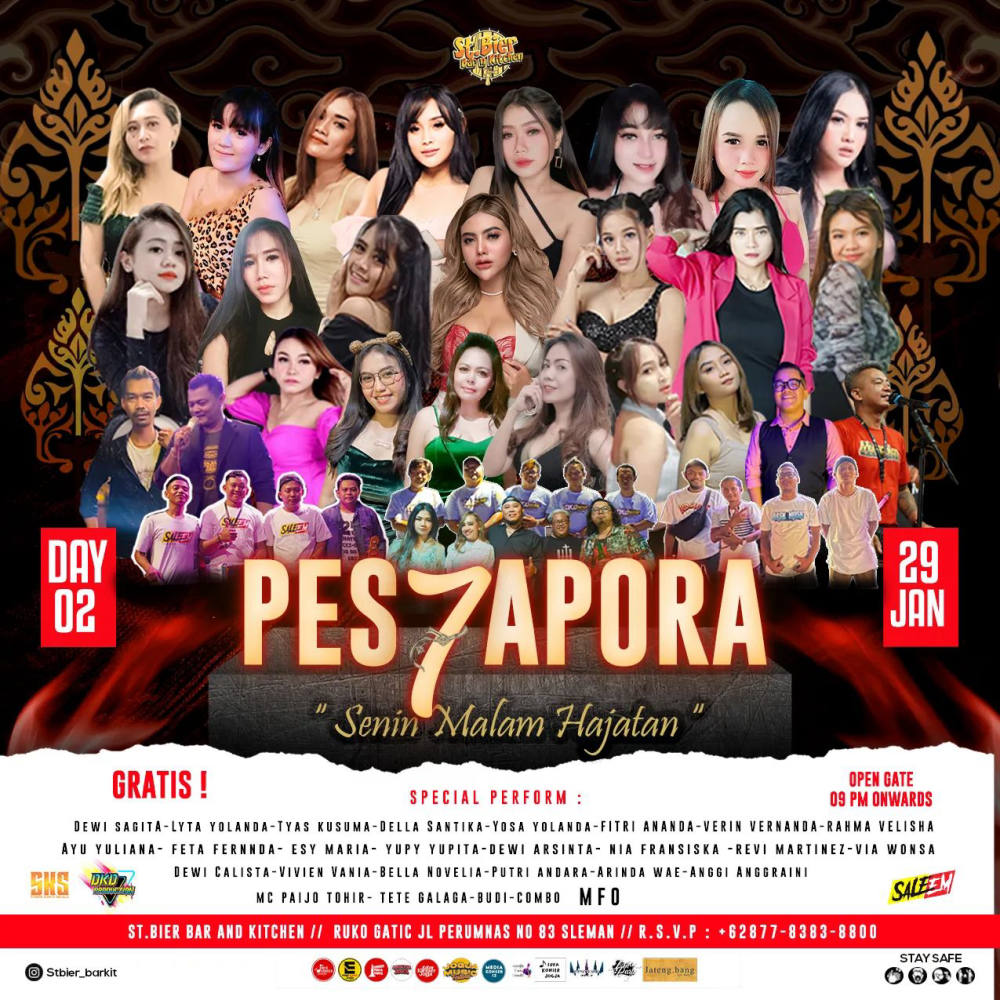 Meriahkan Pesta Ulang Tahun ke-7 ST.Bier dengan PES7APORA: Tiga Malam Penuh Hiburan!
