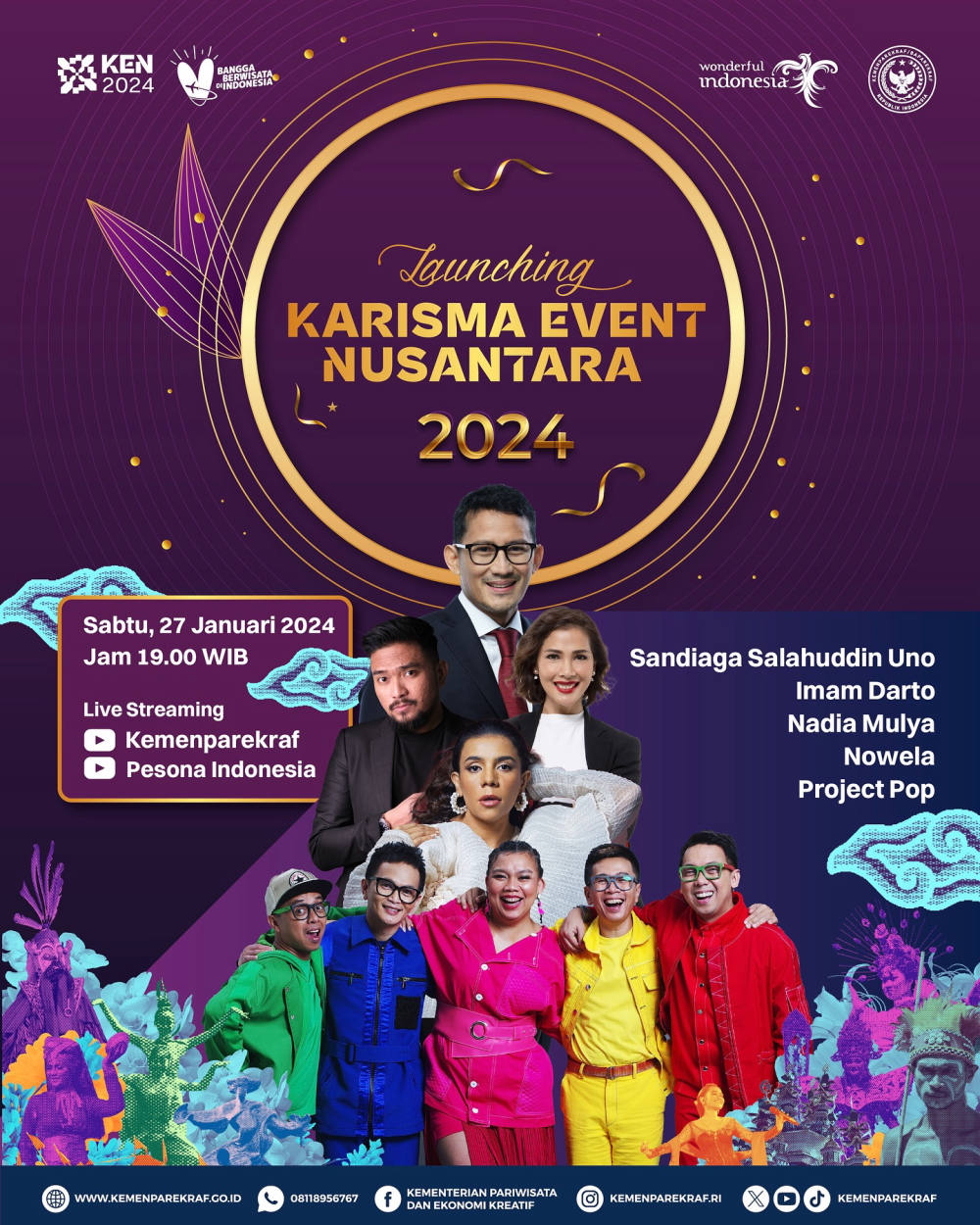 Peluncuran Karisma Event Nusantara 2024: Keajaiban Wisata Indonesia