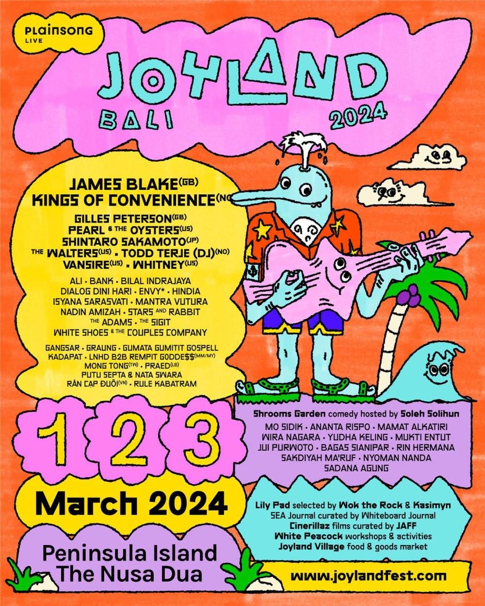 Dari Musik Hingga Stand Up Comedy: Joyland Fest Bali 2024