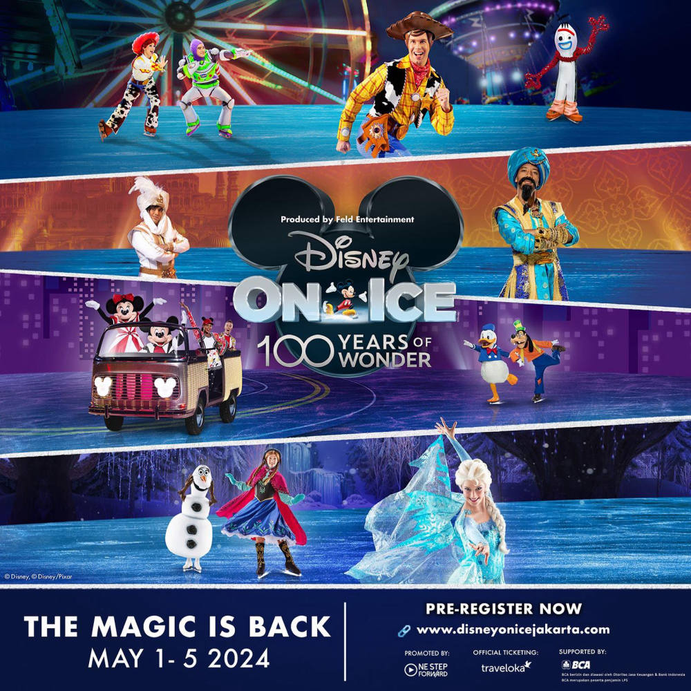Perayaan 100 Tahun Bersama Disney On Ice 2024