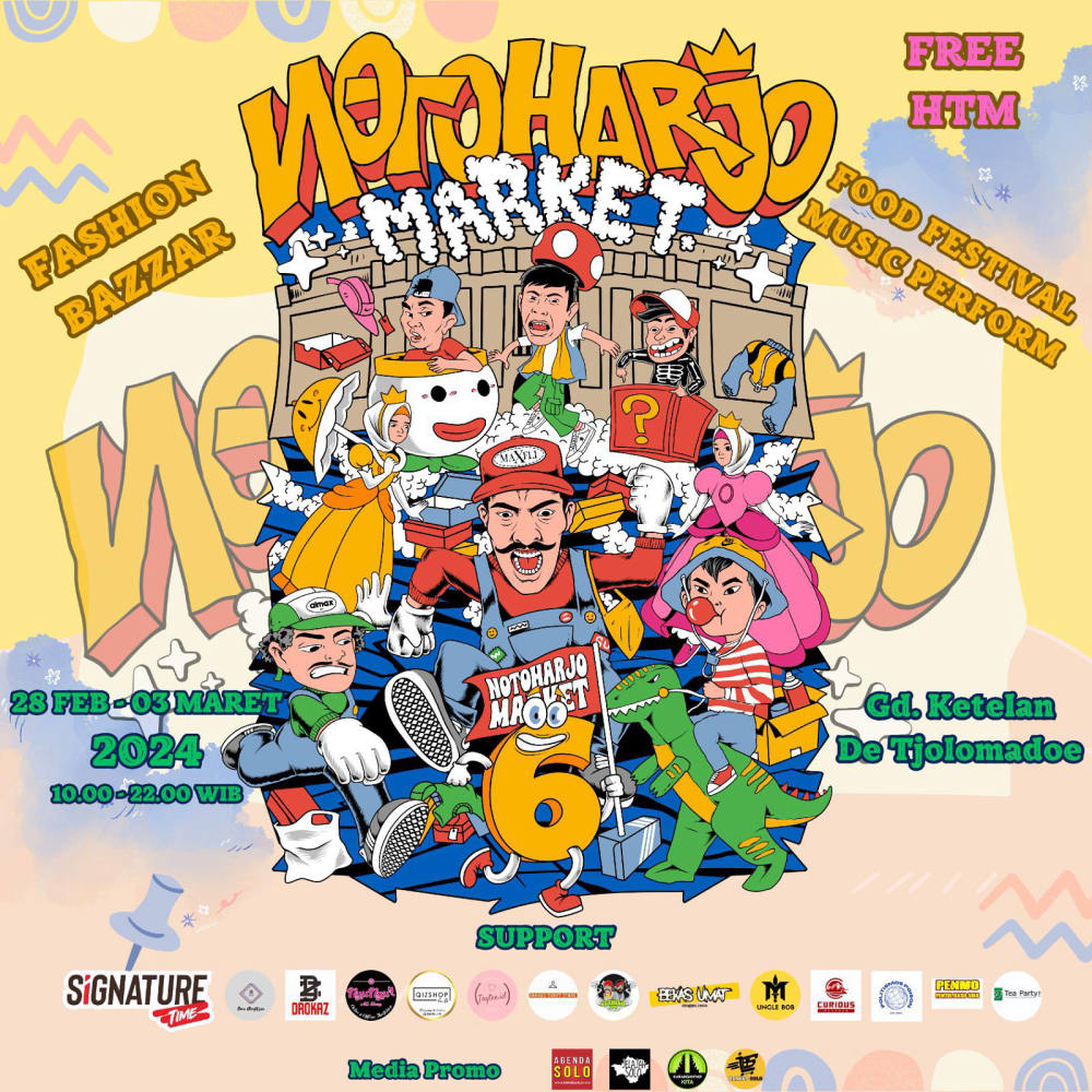 Notoharjo Market #6: Tempat Terbaik untuk Fashion, Kuliner, dan Musik