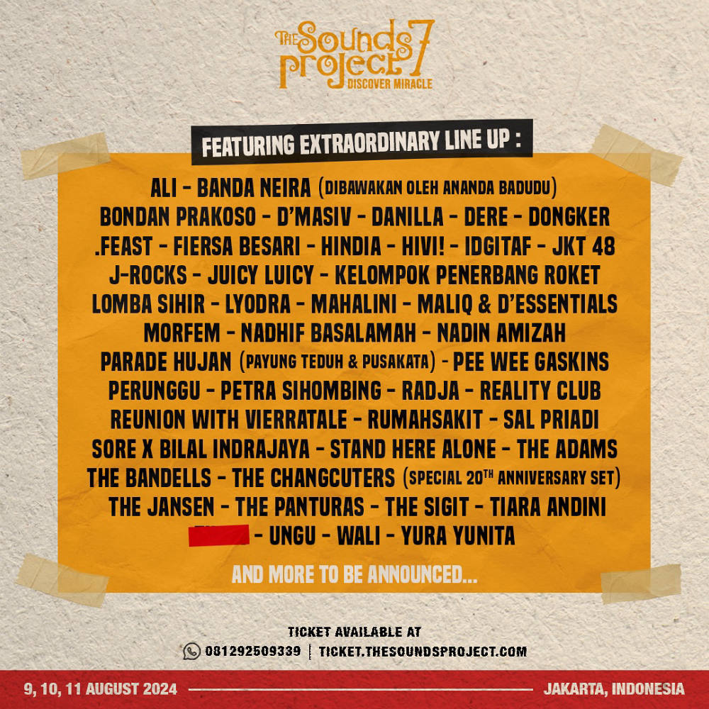 Acara Musik Spektakuler The Sounds Project 7 Akan Digelar di Jakarta
