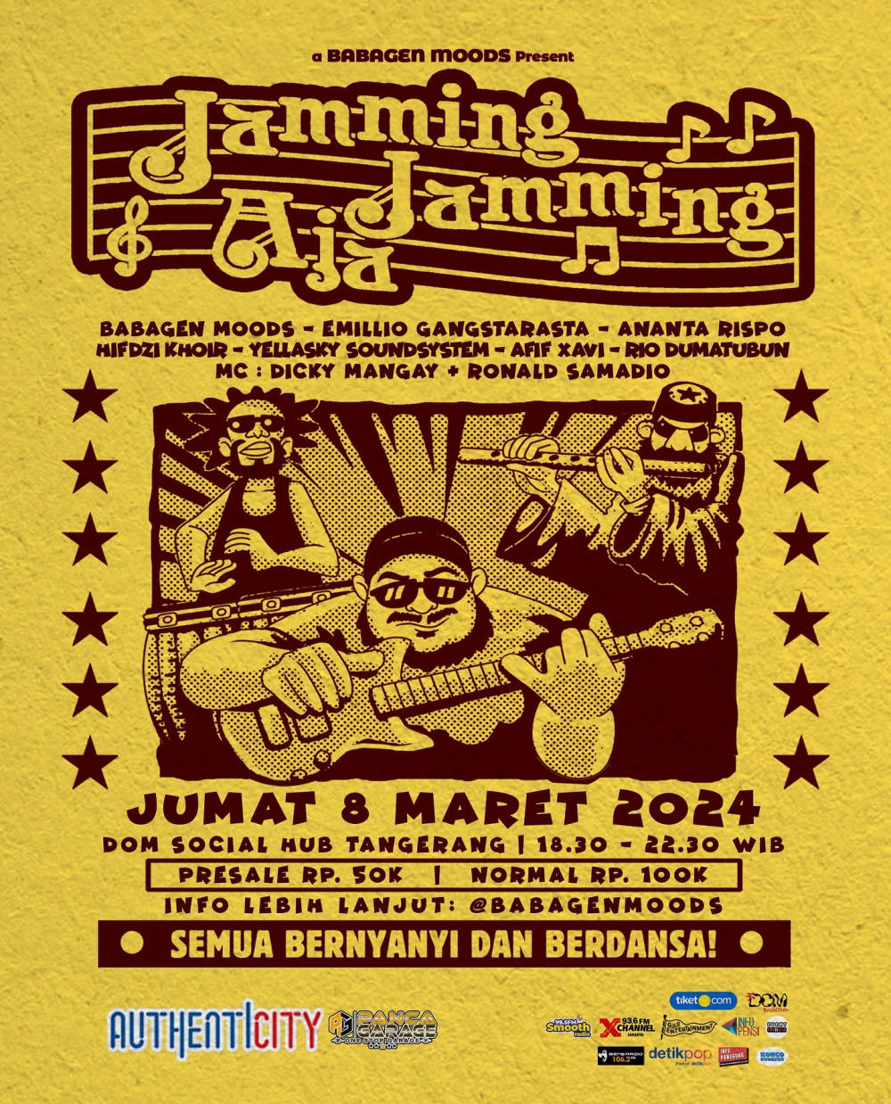 Jamming Jamming Aja Babagen Moods – Meriahkan Malam Reggae di Tangerang